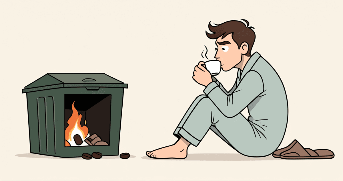 Dumpster Fire in Slippers Welcome to the Grown-Up Circus